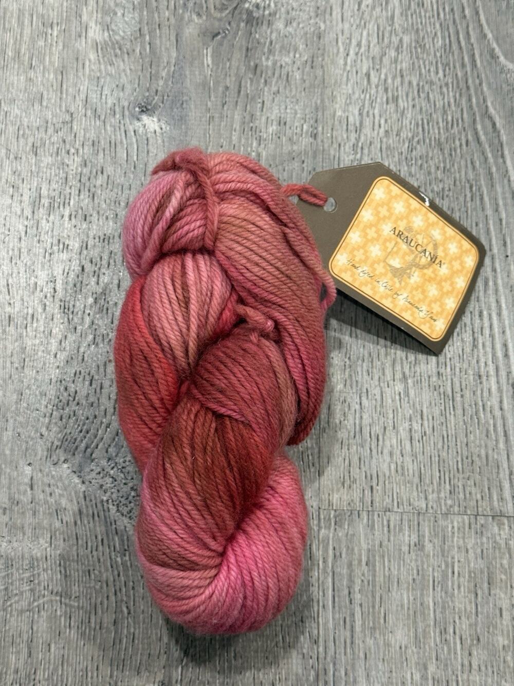 Araucania Nature Wool, 100% Wool, 132 Yd Color 214 / 1 skein Pink Tones